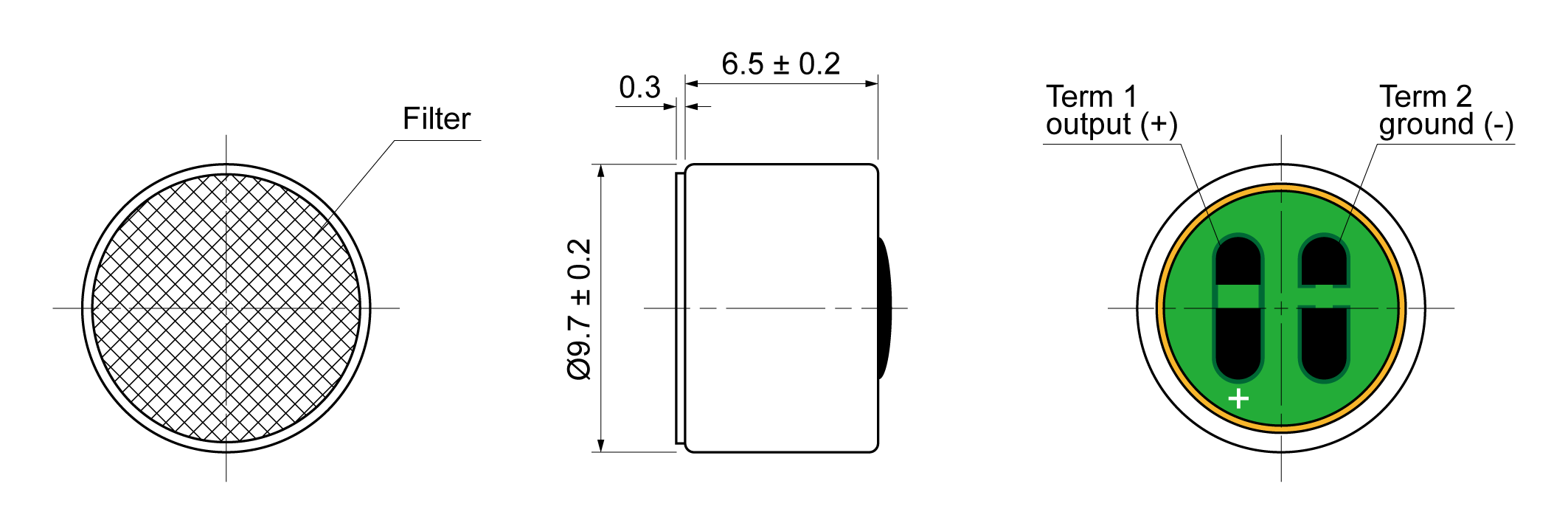 CMO9765-1522-403S-1033 Mechanical Drawing